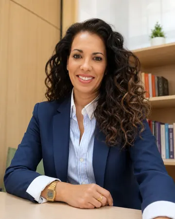 Cristina Agudo Mejía, psicóloga general sanitaria, en consulta